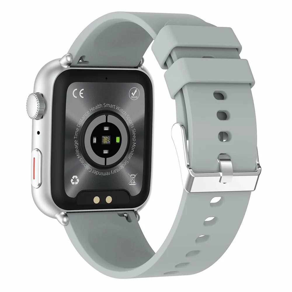 T92 Bluetooth-compatible Call Sports Watch Body Temperature Heart Rate Health Monitoring Smart Watch - Grey - 2
