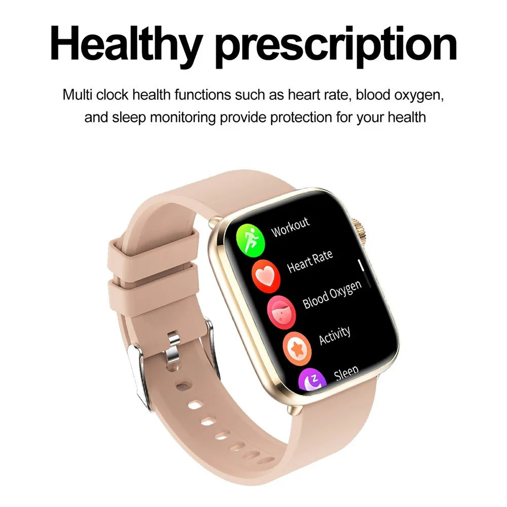 T92 Bluetooth-compatible Call Sports Watch Body Temperature Heart Rate Health Monitoring Smart Watch - Grey - 6