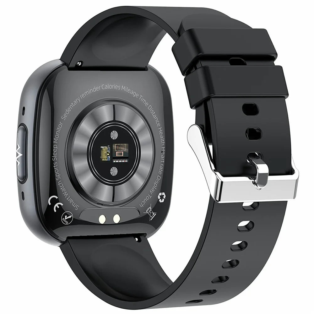ET593 ECG Bluetooth-compatible Call Sports Watch Body Temperature Health Monitoring Smart Watch - Black - 2