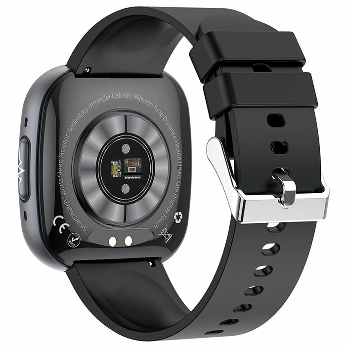ET593 ECG Bluetooth-compatible Call Sports Watch Body Temperature Health Monitoring Smart Watch - Black - 2