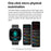 ET593 ECG Bluetooth-compatible Call Sports Watch Body Temperature Health Monitoring Smart Watch - Black - 5