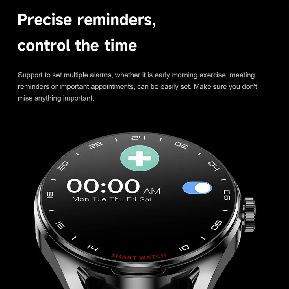 D9 Silicone Strap Smart Watch with Earbuds Bluetooth-compatible 5.3 Heart Rate Monitor NFC Touch Screen Fitness Tracker - Black - 7