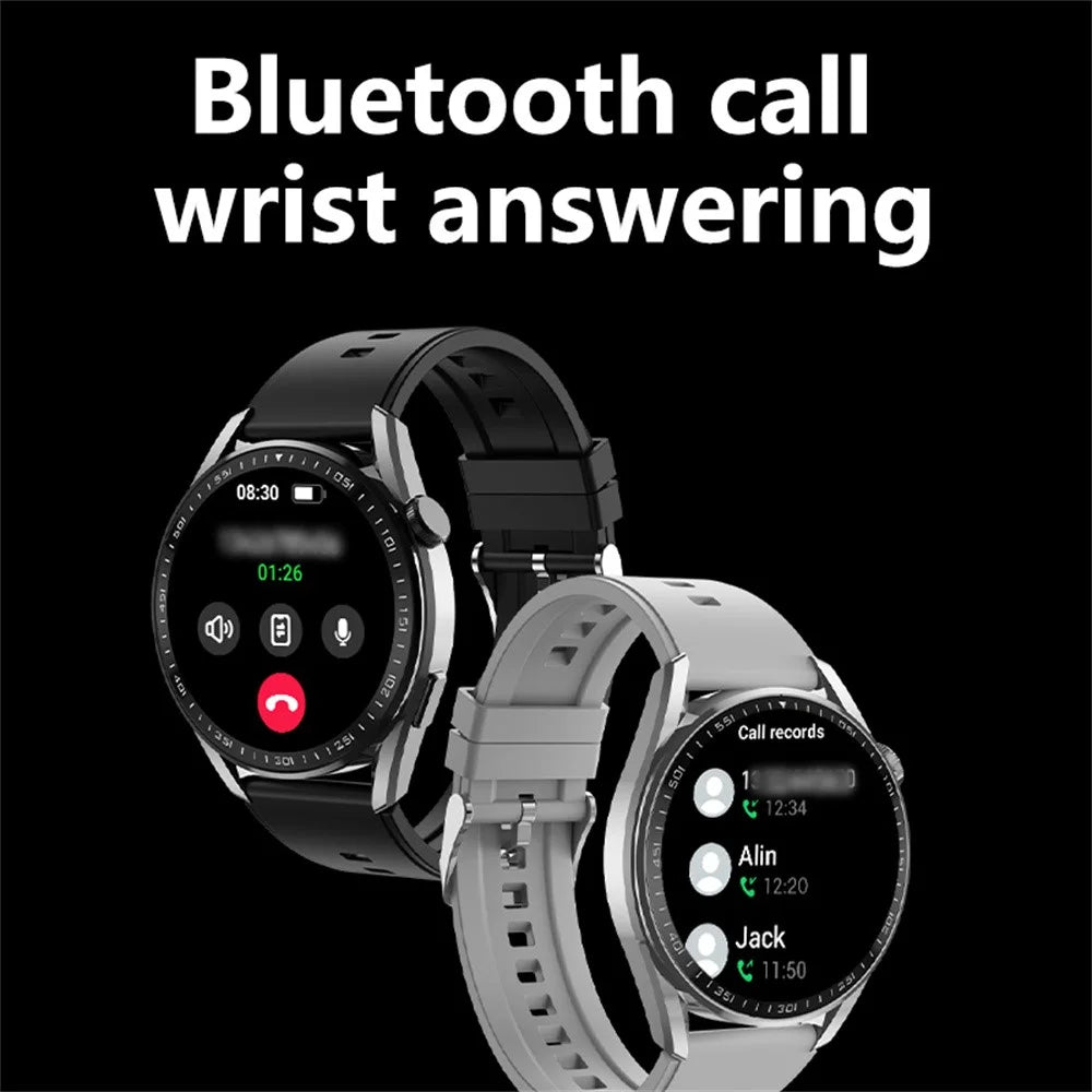 HX04Pro 1.43 Inch Smart Watch Bluetooth-compatible Call Health Monitoring Waterproof Wrist Watch - Black - 5