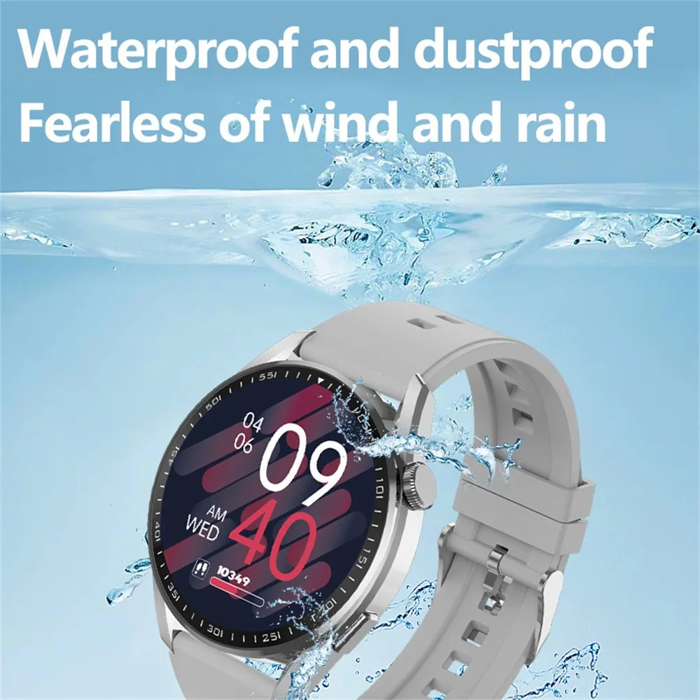 HX04Pro 1.43 Inch Smart Watch Bluetooth-compatible Call Health Monitoring Waterproof Wrist Watch - Black - 6