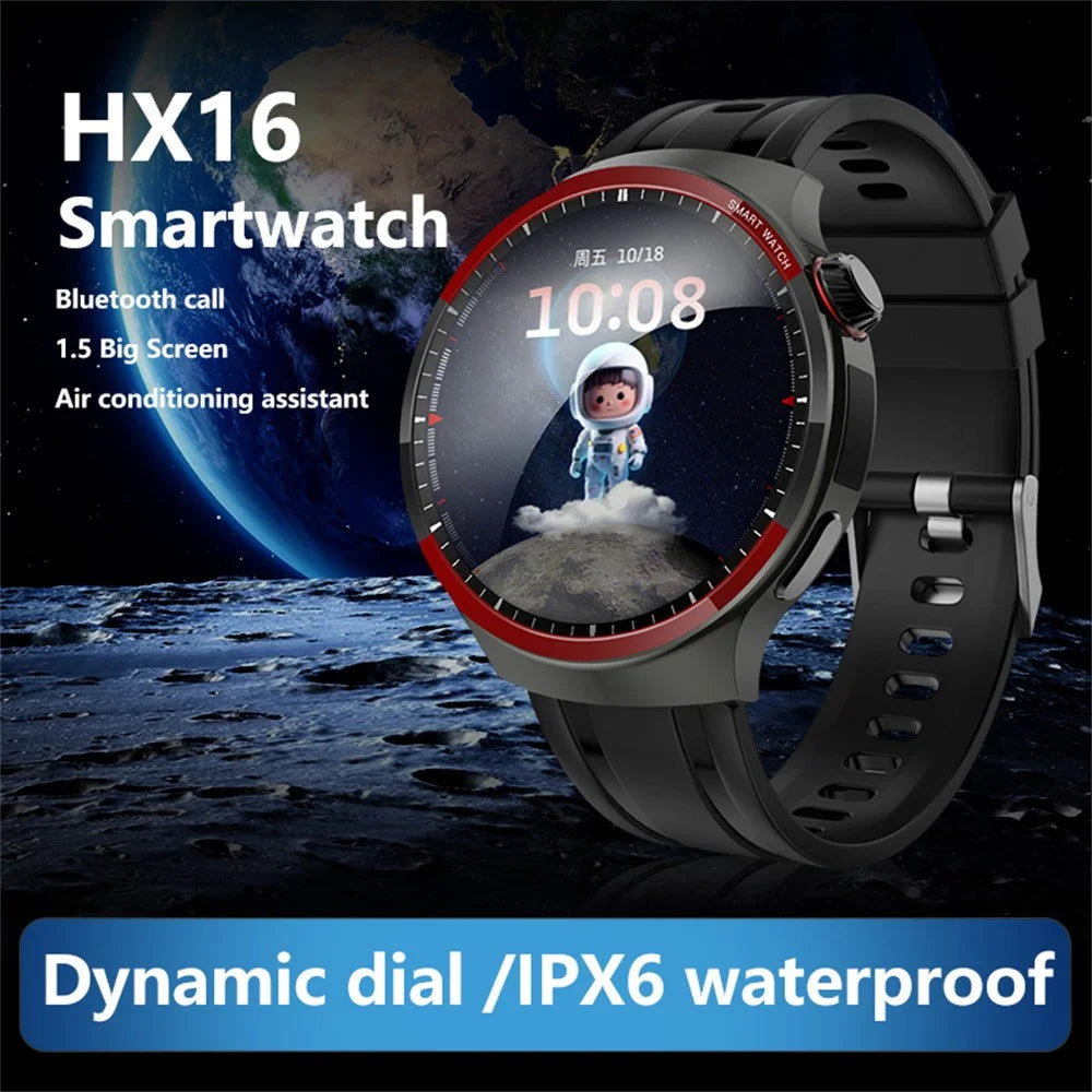 HX16 1.5 Inch Bluetooth-compatible Call Smart Watch Health Monitor Fitness Tracker Wrist Watch - 2