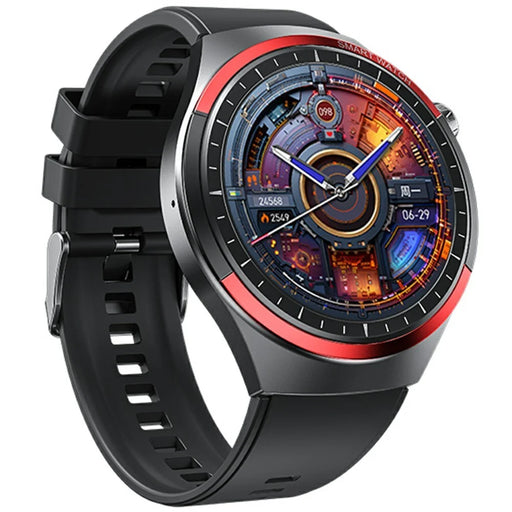 WEKOME WH-05 Smart Watch Zinc Alloy IP67 Waterproof Bluetooth-compatible HD Display Health Monitor - Black - 1