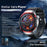 WEKOME WH-05 Smart Watch Zinc Alloy IP67 Waterproof Bluetooth-compatible HD Display Health Monitor - Black - 2