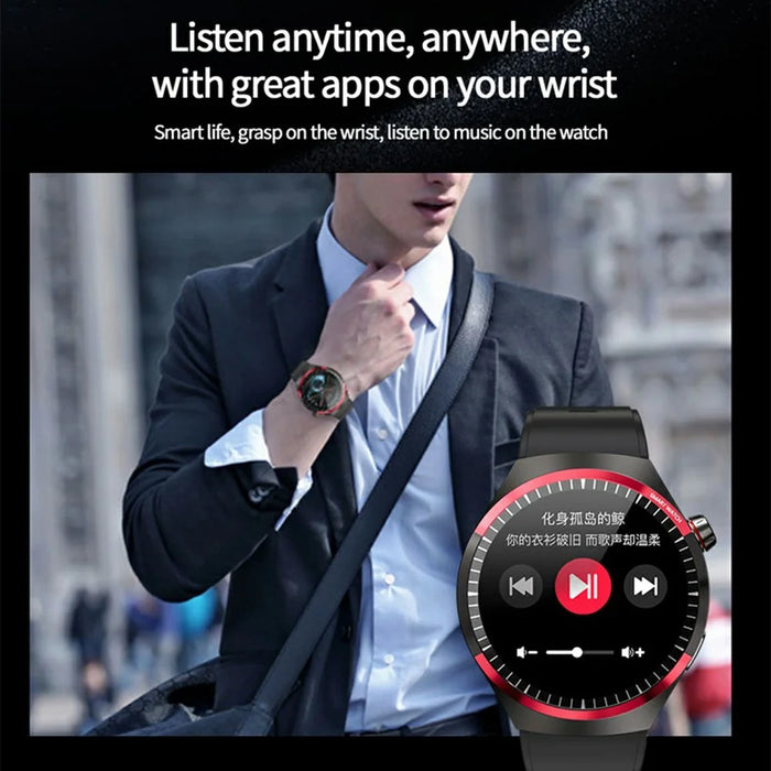 WEKOME WH-05 Smart Watch Zinc Alloy IP67 Waterproof Bluetooth-compatible HD Display Health Monitor - Black - 6