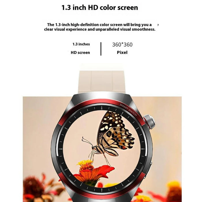 WEKOME WH-06 Smart Watch Zinc Alloy IP67 Waterproof Bluetooth-compatible HD Display Health Monitor Fitness Tracker - Silver - 4
