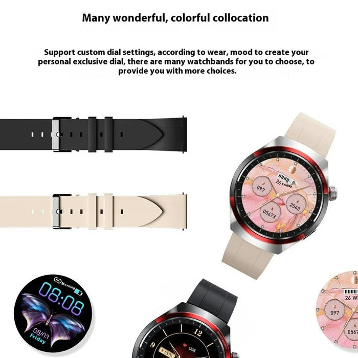 WEKOME WH-06 Smart Watch Zinc Alloy IP67 Waterproof Bluetooth-compatible HD Display Health Monitor Fitness Tracker - Silver - 5