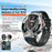 WEKOME WH-07 Smart Watch Zinc Alloy IP67 Waterproof Bluetooth-compatible 1.85 Inch HD Display Health Monitor with 2 Watch Straps - 2