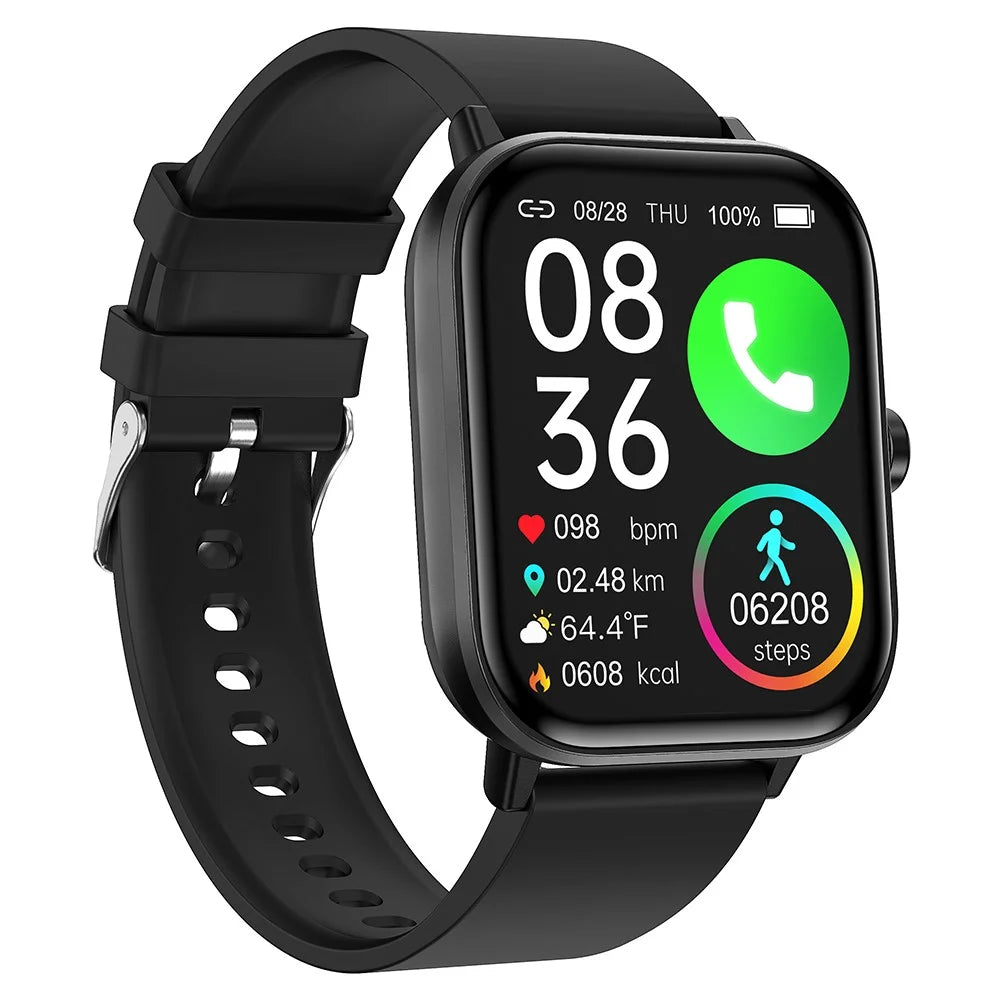 G42 1.83 Inch Women Health Monitor Smart Watch IP67 Waterproof Bluetooth-compatible Calling Sports Watch - Black - 2