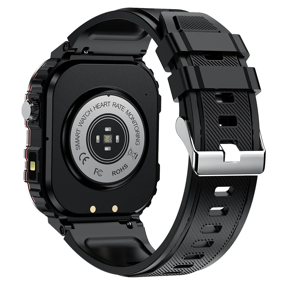 G45 1ATM Waterproof 2.01 Inch Outdoor Sports Bluetooth-compatible Call Smart Watch with Compass and Flashlight - 4