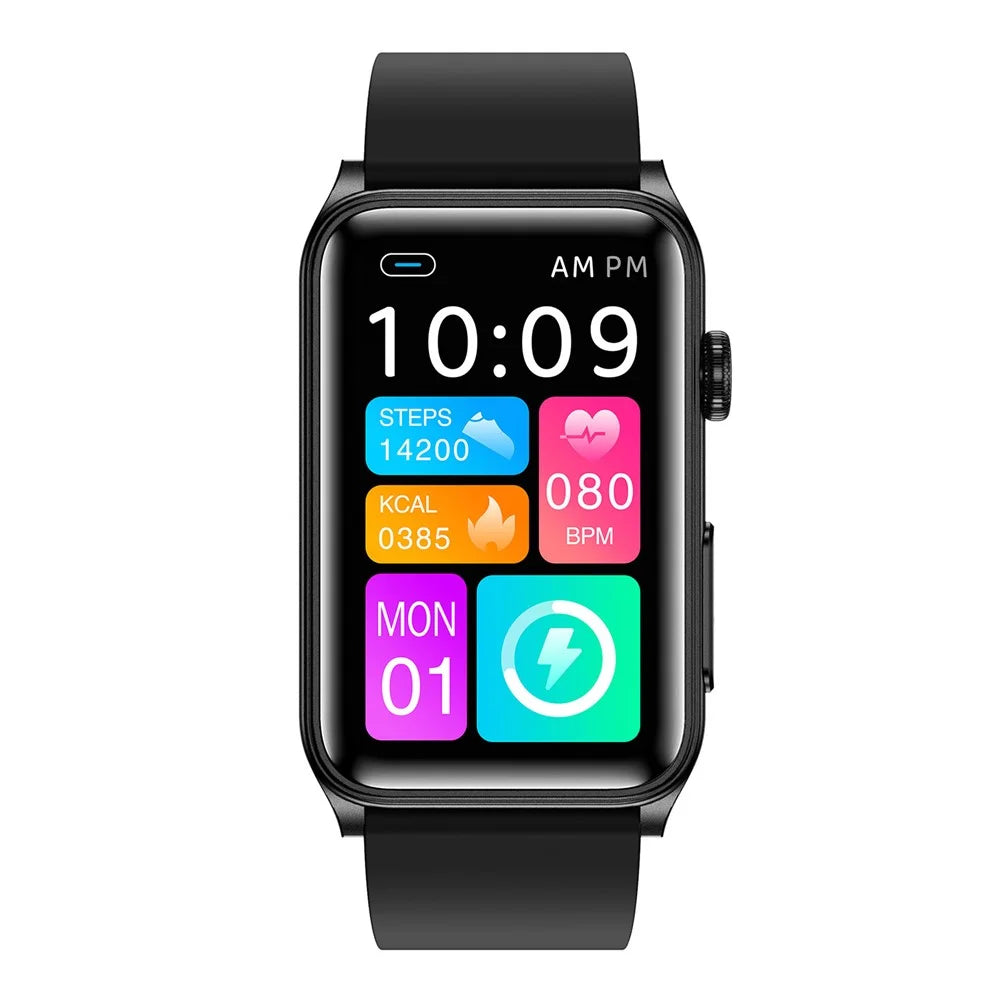 GE50 1.57 Inch Sports Wristband ECG Heart Rate Monitor Bluetooth-compatible Calling Smart Bracelet - Black - 2