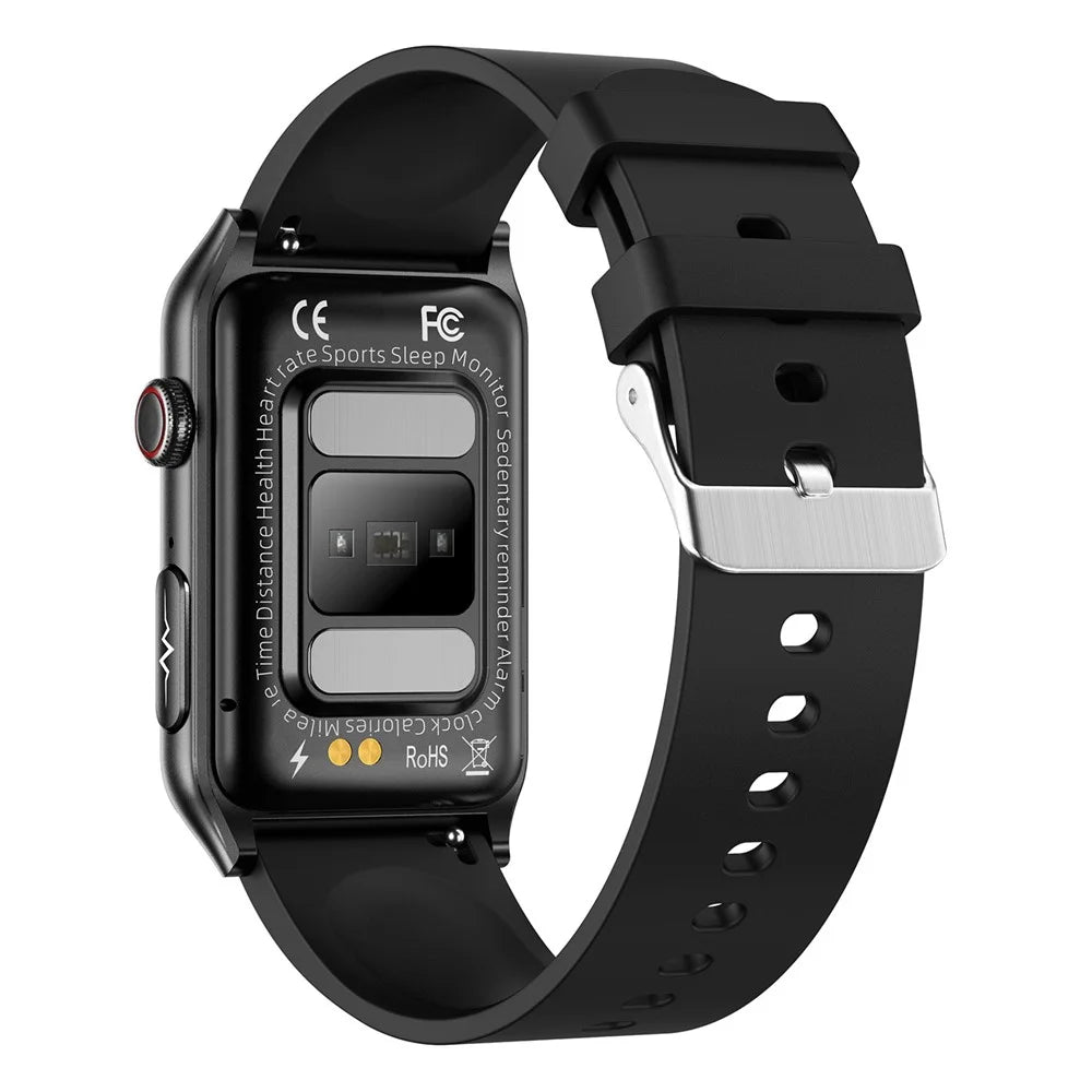 GE50 1.57 Inch Sports Wristband ECG Heart Rate Monitor Bluetooth-compatible Calling Smart Bracelet - Black - 3