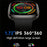 HT31 1.72 Inch IPS Screen Bluetooth-compatible Calling Smart Watch Health Monitor with UV Flashlight - Black - 4