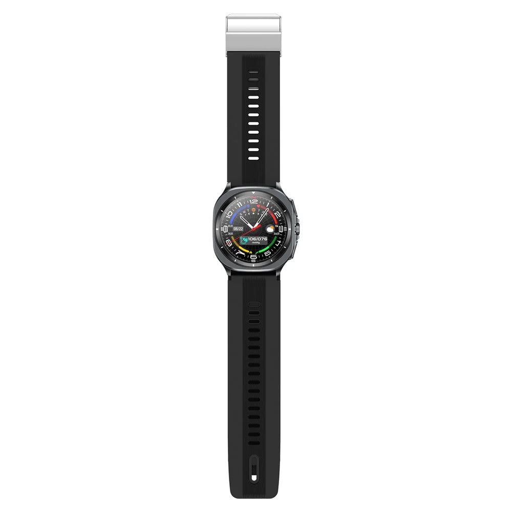TK65 1.43 Inch ECG Blood Pressure Monitor Bluetooth-compatible Call Smart Watch Support NFC Access Control - Black - 3