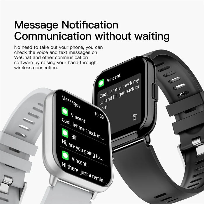 Z169 1.83 Inch Smart Watch Bluetooth-compatible Calling Heart Rate Sleep Monitor Multi Sports Tracker - Black - 5