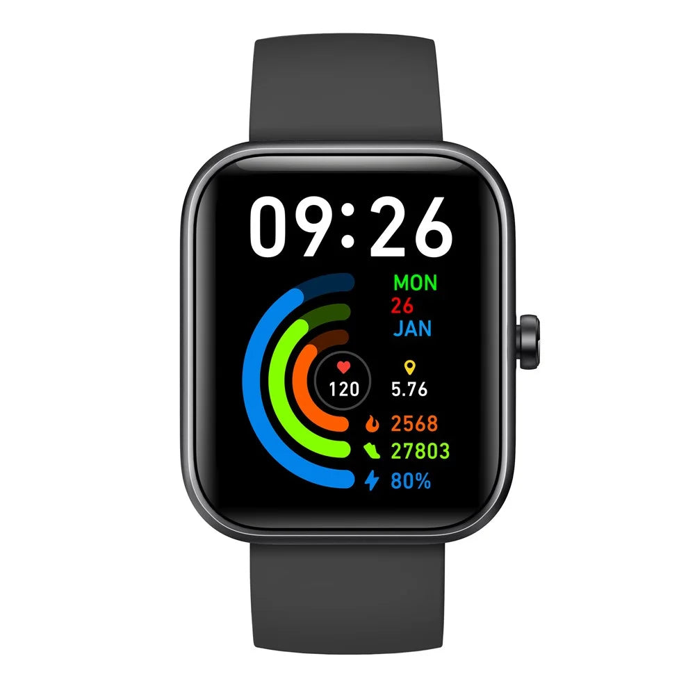 IDW25 1.83 Inch Smart Watch Bluetooth-compatible Calling Multi Sport Modes for Fitness Tracking  /  Health Monitoring - Black - 2
