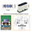 CN-037 5Pcs DIY Solder Type C Female Socket Connector Replace for Micro-USB 5Pin Female SMT Type DC 5V - 7