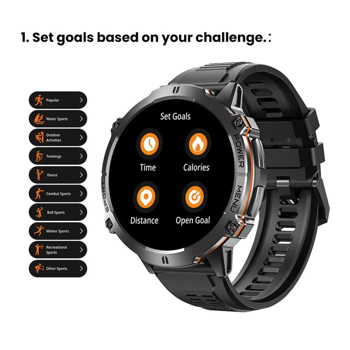 X3 Smart Watch Bluetooth-compatible Calling Heart Rate Blood Pressure Blood Oxygen Monitoring HD Large Screen Sport Watch - Black - 2