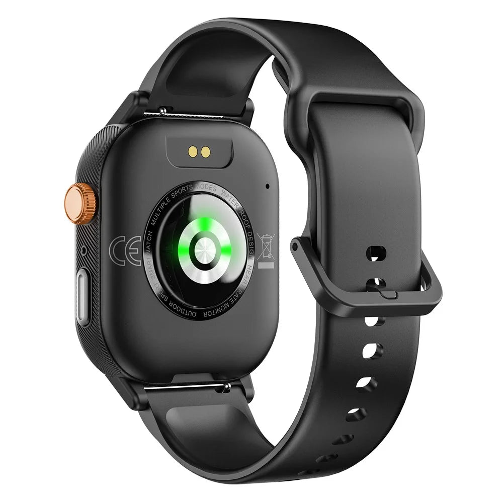 C30 Multifunction Smart Watch 1.95 Inch Large Screen 1ATM Waterproof Pedometer for Men Women Fitness Tracker - Black - 4