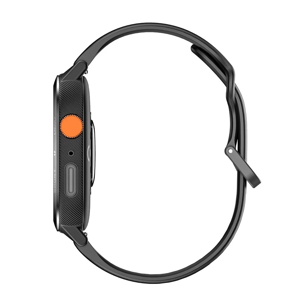 C30 Multifunction Smart Watch 1.95 Inch Large Screen 1ATM Waterproof Pedometer for Men Women Fitness Tracker - Black - 7