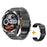HD300 Smart Watch Bluetooth-compatible Call Wireless Charging Heart Rate Blood Pressure SpO2 3ATM Waterproof Watch with Dual Strap - Black - 1