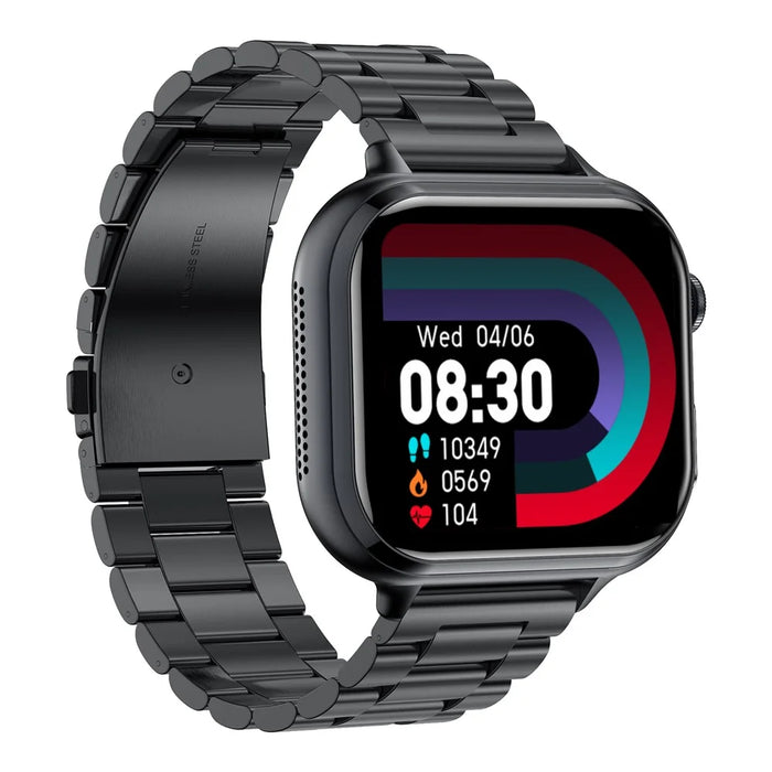 TK17 Steel Strap 1.91 Inch Smart Watch Bluetooth-compatible Call ECG Health Monitor Waterproof Sports Pedometer Watch - Black - 3