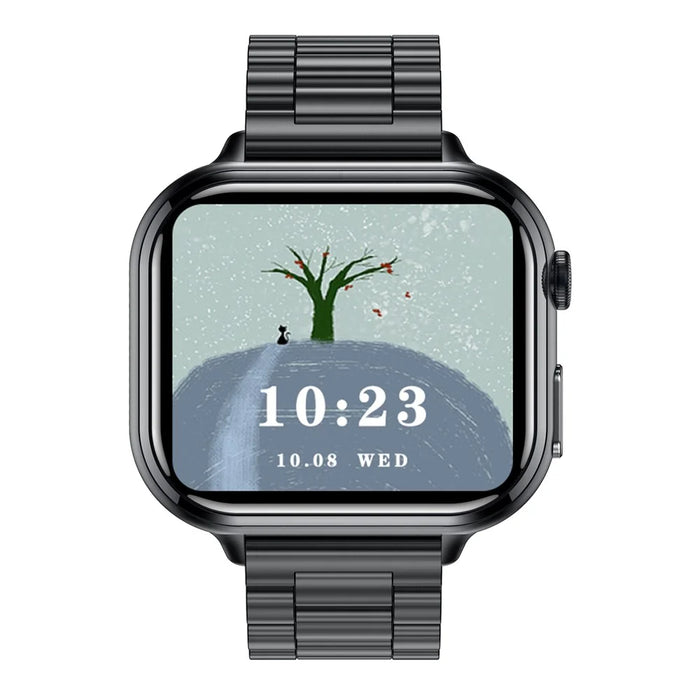 TK17 Steel Strap 1.91 Inch Smart Watch Bluetooth-compatible Call ECG Health Monitor Waterproof Sports Pedometer Watch - Black - 4