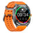 GT98 2 in 1 TWS Earphones 1.53 Inch HD Round Screen Waterproof Sport Smartwatch - Black+Orange - 4