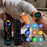 GT98 2 in 1 TWS Earphones 1.53 Inch HD Round Screen Waterproof Sport Smartwatch - Black+Orange - 6