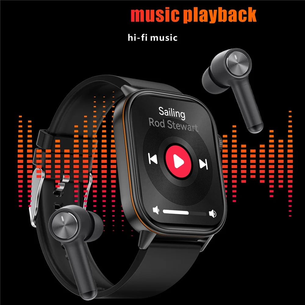 QX17 GPS Smartwatch Heart Rate Blood Oxygen Sleep Monitor Waterproof Calling Sports Watch - Black - 7