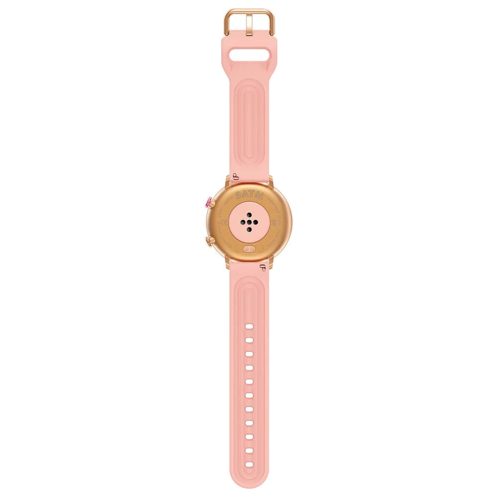 W2 Smart Watch for Women 1.32 Inch AMOLED Screen Health Tracking 5 ATM Waterproof Fitness Tracker - Pink - 7