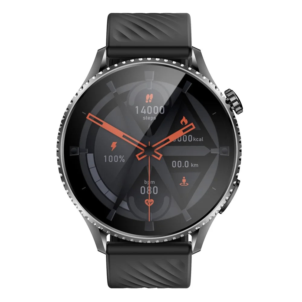 MT800 ECG Smart Watch 1.56 Inch AMOLED Curved Screen Bluetooth-Compatible Calling Heart Rate Monitor Watch - Black - 2