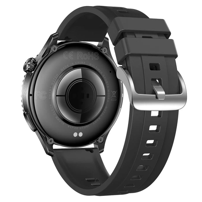 MT900 ECG Smart Watch 1.56 AMOLED Display Alipay Bluetooth-Compatible Calling Health Monitor Sport Watch - Black - 3