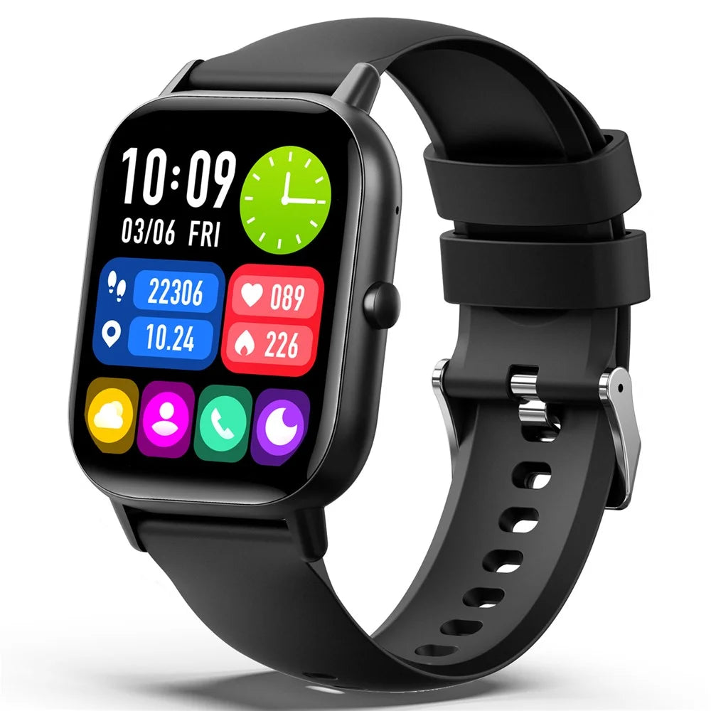 C23 Smart Watch 2.01 Inch HD Large Screen Health Monitor Sports Bluetooth-Compatible Smartwatch - Black - 1