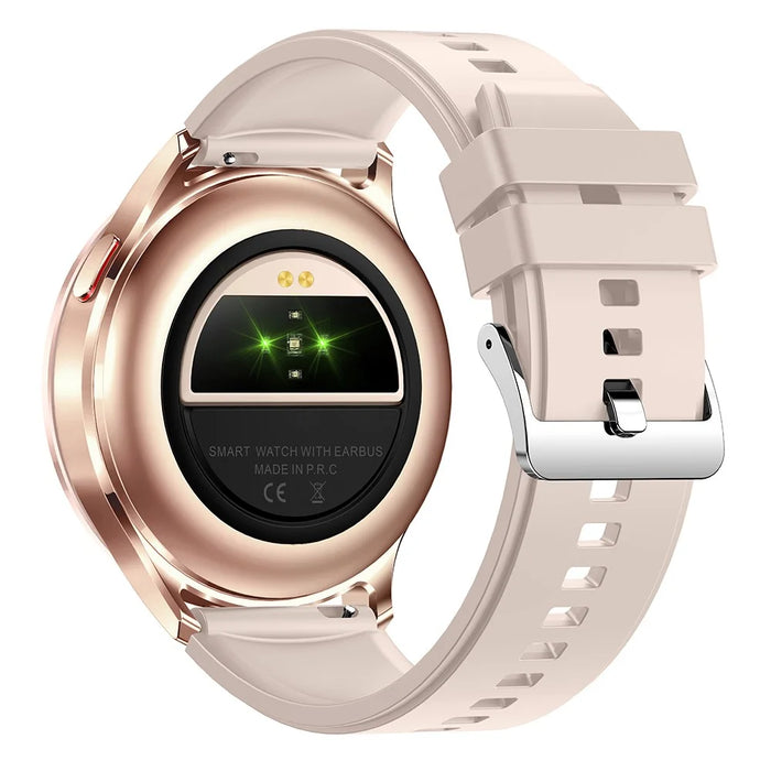 T97 2 in 1 Smart Watch with Wireless Earbuds Bluetooth-Compatible Call Health Monitoring Sports Waterproof Watch - Gold - 3