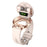 T97 2 in 1 Smart Watch with Wireless Earbuds Bluetooth-Compatible Call Health Monitoring Sports Waterproof Watch - Gold - 5