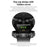 T98 2 In 1 Smart Watch with TWS Earbuds 1.43 Inch AMOLED Screen Bluetooth-Compatible Calling Wristwatch - Black - 5