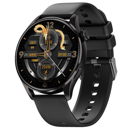 CY32 1.39 Inch Round Screen Smart Watch Heart Rate Health Monitoring IP67 Waterproof Sports Tracker - Black - 1