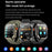 D16 Smart Watch Multifunctional Bluetooth-Compatible Calling Waterproof Pedometer Fitness Tracker for Men - Black - 6
