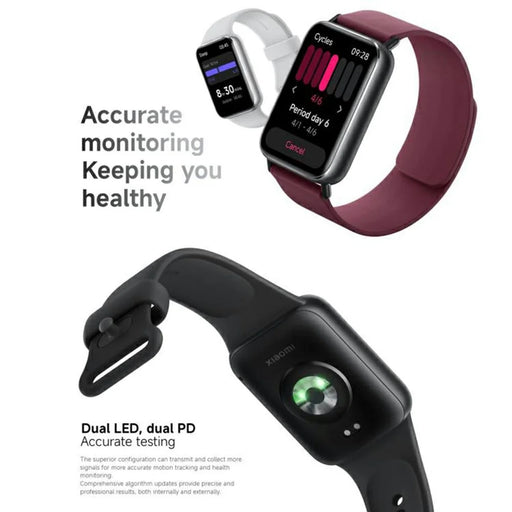 XIAOMI M2401B1 Smart Band 9 Pro 1.74 Inch AMOLED Screen Fitness Tracker Heart Rate Monitor Watch with TPU Strap (Chinese Version) - Black - 2