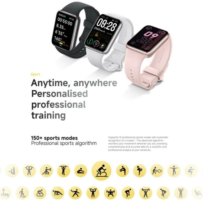 XIAOMI M2401B1 Smart Band 9 Pro 1.74 Inch AMOLED Screen Fitness Tracker Heart Rate Monitor Watch with TPU Strap (Chinese Version) - Black - 4