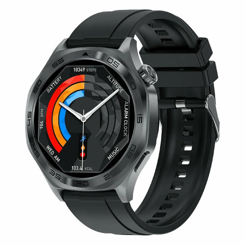 AK83 TPU Strap Smart Watch Bluetooth-Compatible Call Heart Rate Blood Pressure Monitor Sports Watch - Black - 1