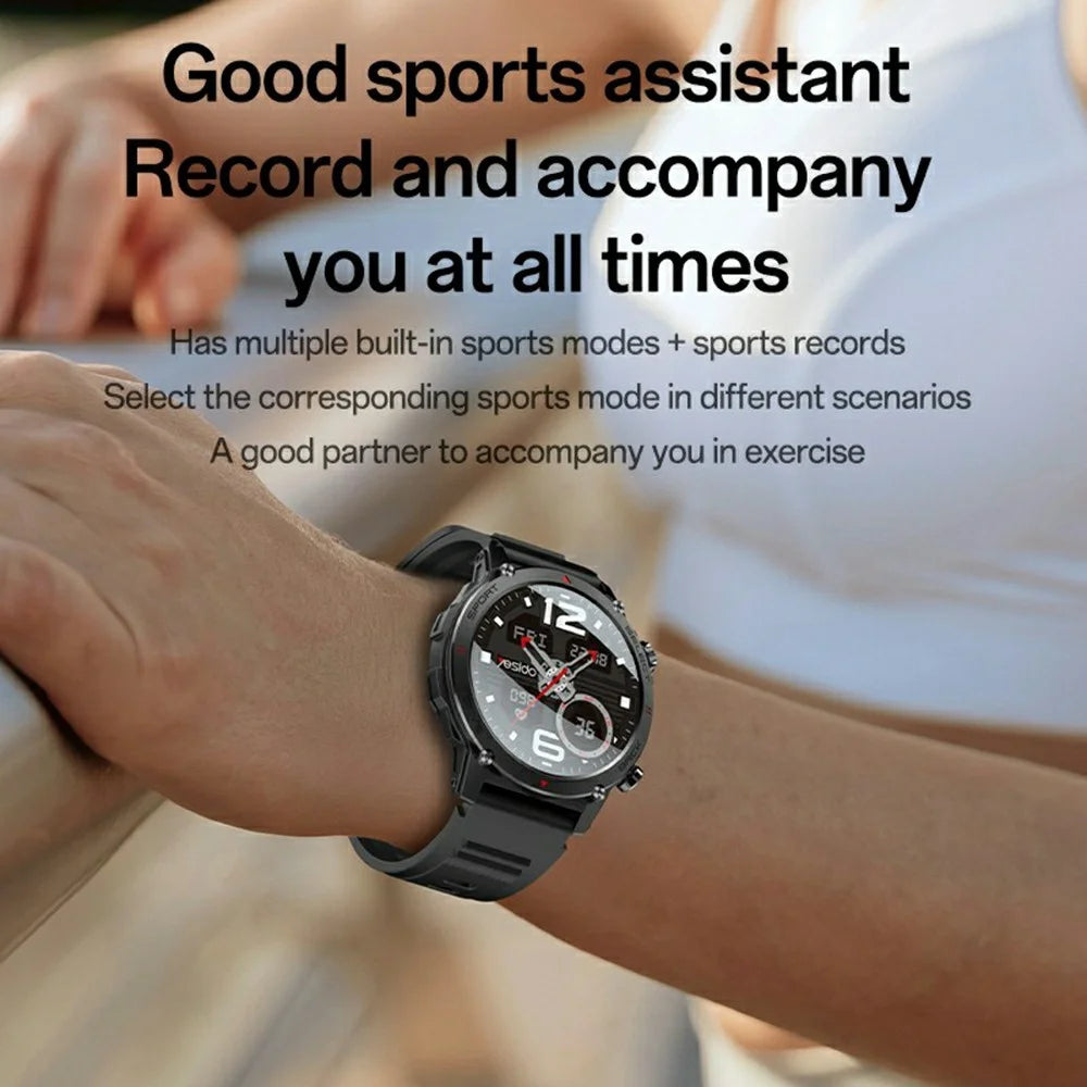 YESIDO IO31 AMOLED Smart Watch Fitness Tracker with Heart Rate Monitoring IP68 Waterproof - 4