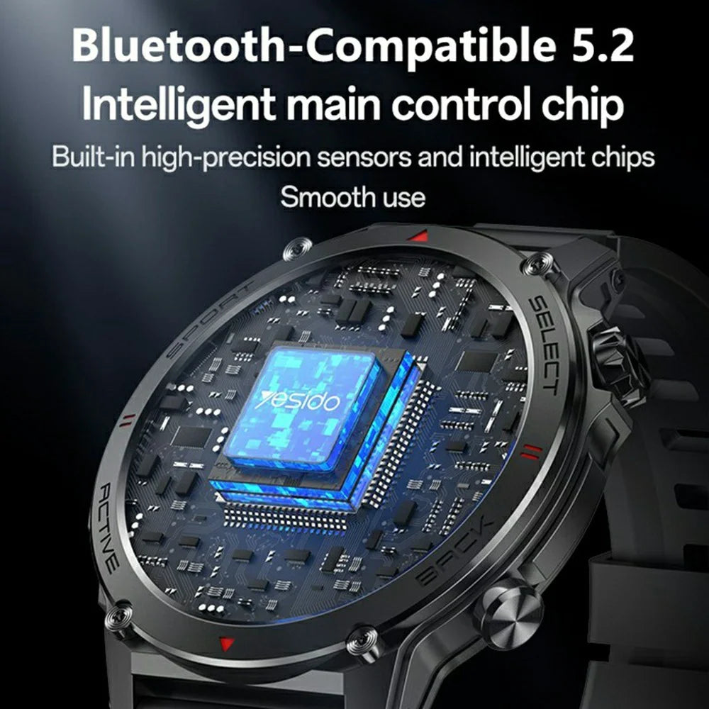 YESIDO IO31 AMOLED Smart Watch Fitness Tracker with Heart Rate Monitoring IP68 Waterproof - 5