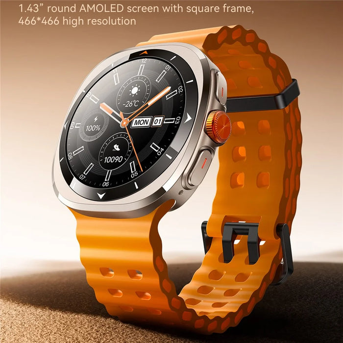 JOYROOM JR-FV2 Bluetooth-Compatible Smartwatch Zinc Alloy Waterproof Watch with Calling Function AMOLED Display - 5