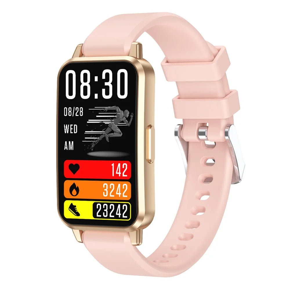 CY33 Smart Bracelet 1.47 Inch Full Touch IPS Screen Health Monitor Call Reminder Waterproof Smart Wristband - Gold - 1