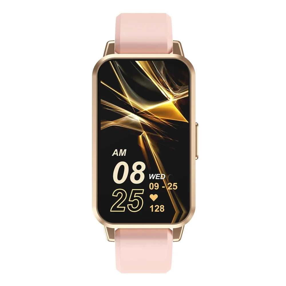 CY33 Smart Bracelet 1.47 Inch Full Touch IPS Screen Health Monitor Call Reminder Waterproof Smart Wristband - Gold - 2